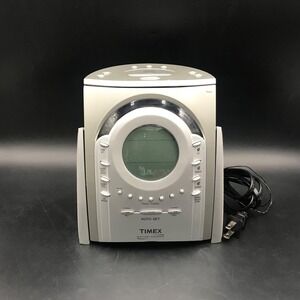 TIMEX Nature Sounds CD Player, Clock Radio T621T AM/FM Radio Alarm Clock TESTED